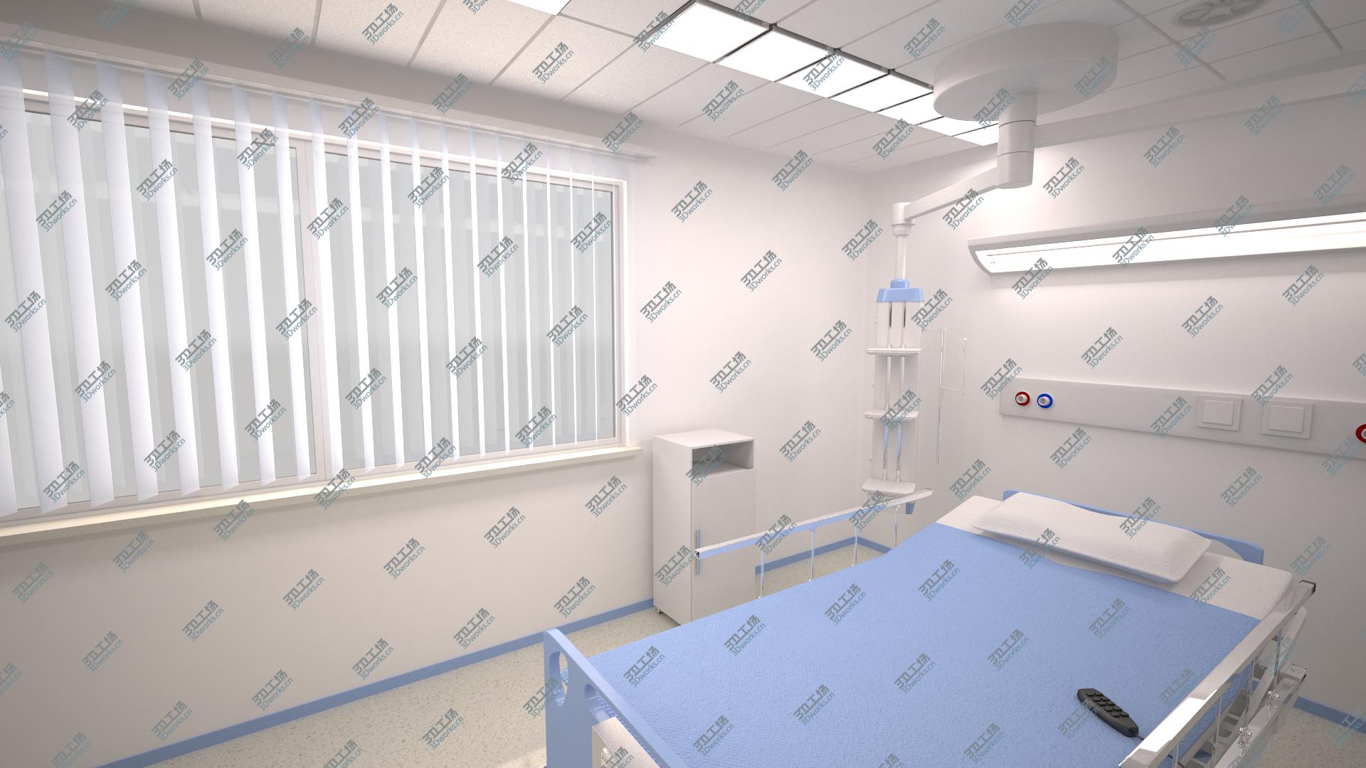 images/goods_img/2021040165/Single Bed Isolation Ward 3D model/2.jpg